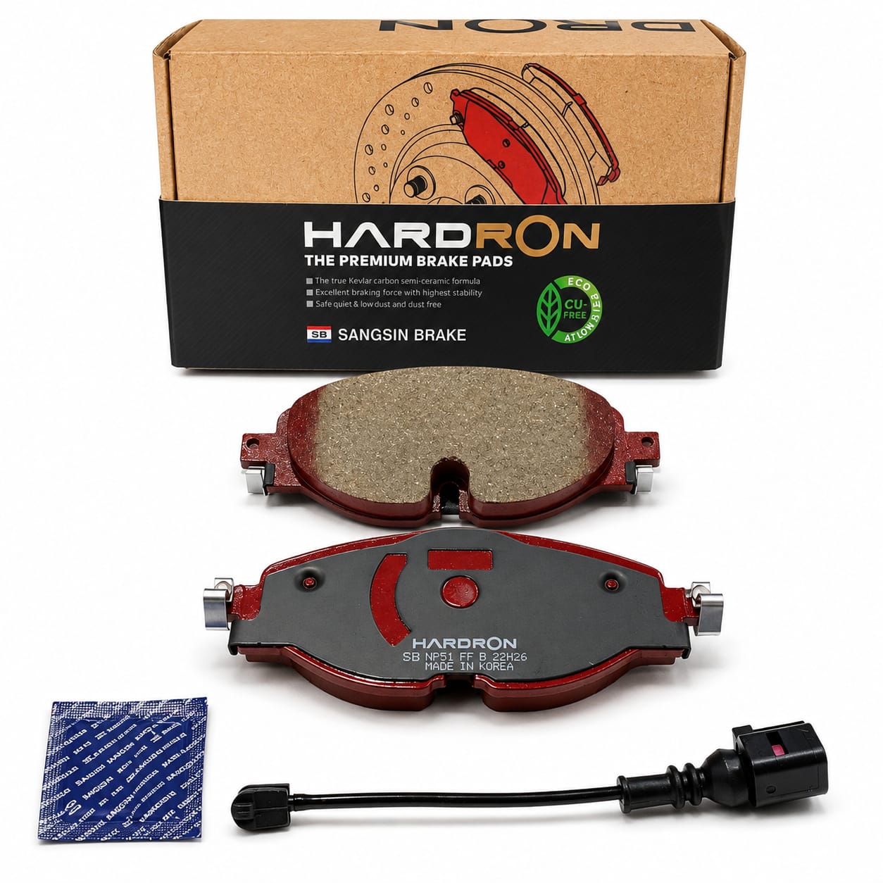 496 Pastilla de Freno Hardron High Performance